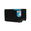 Chauffe-serviettes noir 23L - GoldBeaute Chauffe-serviettes professionnel noir 23L avec porte latérale