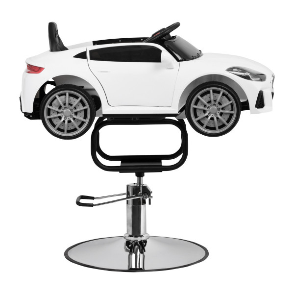 Fauteuil de coiffure enfant voiture bambou blanc 