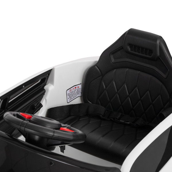Fauteuil de coiffure enfant voiture bambou blanc 