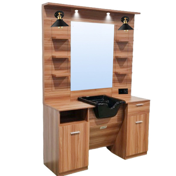 Poste coiffage coiffeuses barbier - mobilier barbier 