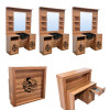 Ensemble postes de travail et comptoirs - mobilier barbier 