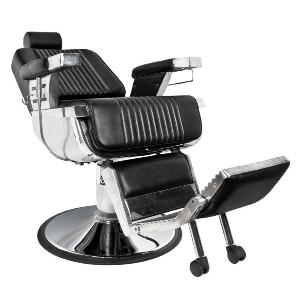 Fauteuil Barbier Steel Vintage Pro – Style Industriel & Solidité Inox 
