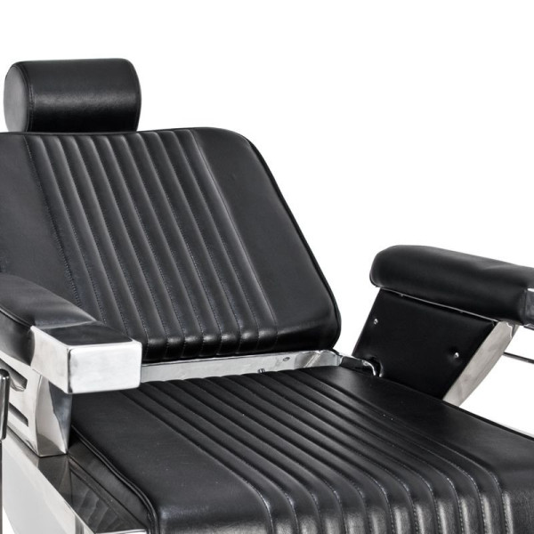 Fauteuil Barbier Steel Vintage Pro – Style Industriel & Solidité Inox 