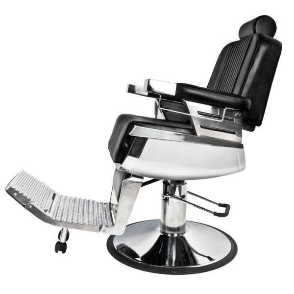 Fauteuil Barbier Steel Vintage Pro – Style Industriel & Solidité Inox 