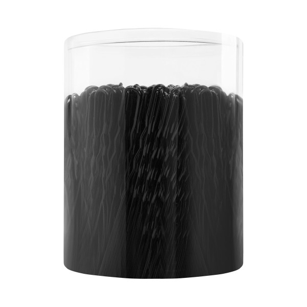Kokówki fryzjerskie do włosów E-65 300 szt. 6 cm czarne 