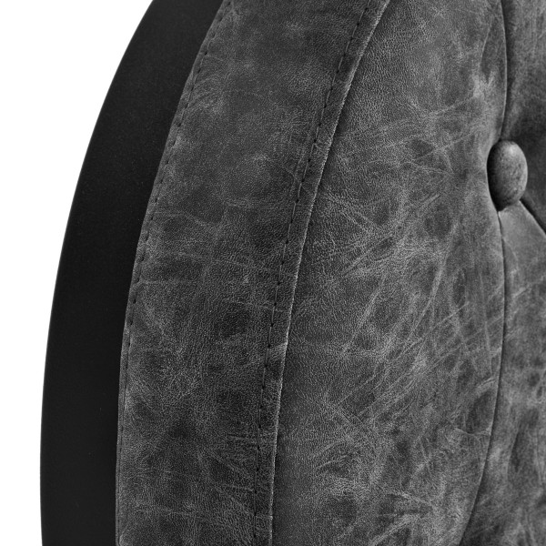 Fauteuil Barbier Cavalese Vieux Cuir Gris – Style Vintage & Confort Pro 