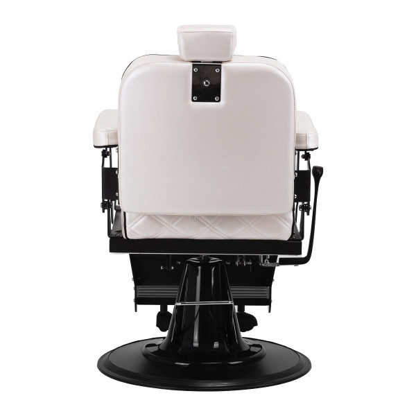 Fauteuil Barbier Eleganzo Blanc Nacré – Design Pur & Confort Pro 