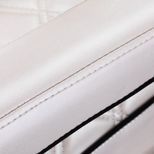 Fauteuil Barbier Eleganzo Blanc Nacré – Design Pur & Confort Pro 