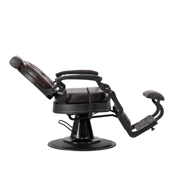 Fauteuil Barbier Cavaleset – Marron Foncé Vintage Pro 