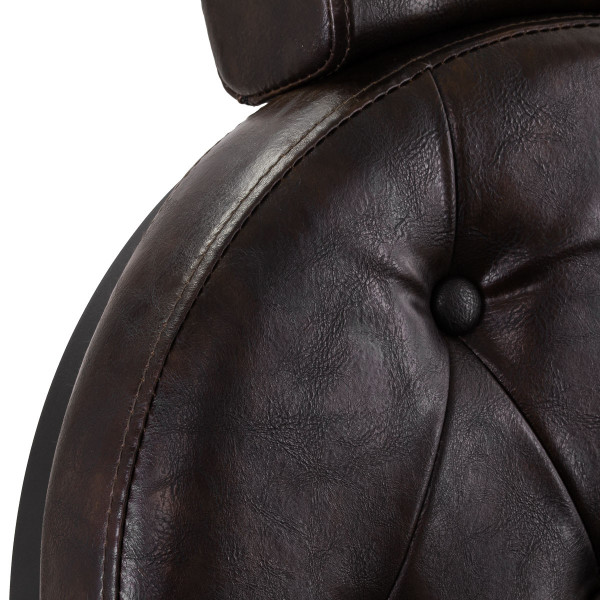 Fauteuil Barbier Cavaleset – Marron Foncé Vintage Pro 