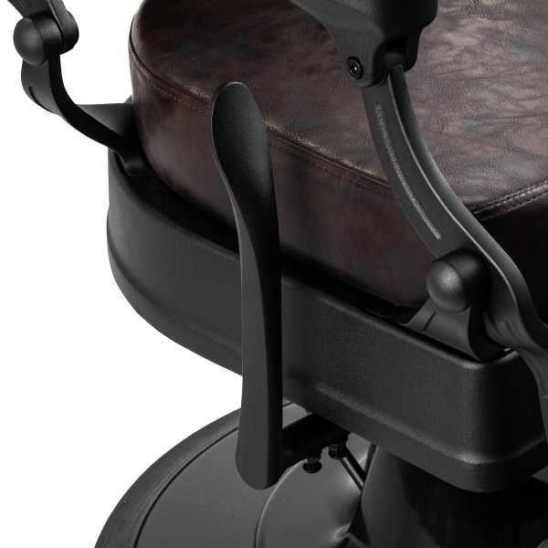 Fauteuil Barbier Cavaleset – Marron Foncé Vintage Pro 