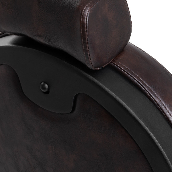 Fauteuil Barbier Cavaleset – Marron Foncé Vintage Pro 