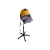 Casque sèche-cheveux jaune 1100W pour coiffeurs - Technologie moderne et confort optimal