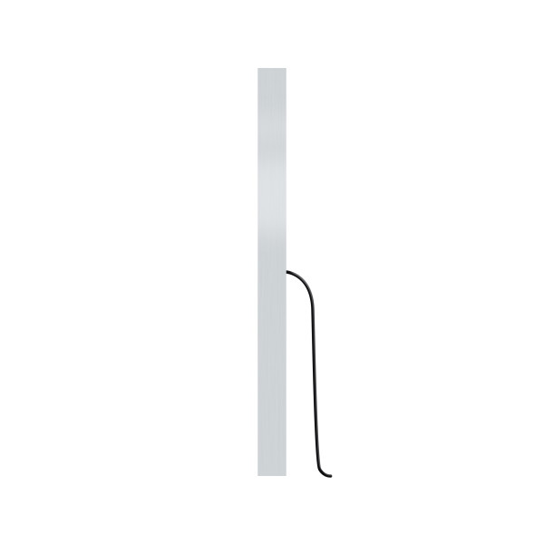 Coiffeuse miroir coiffeur mural LED CIRIA Silver – Sobriété Chic pour Salon de Coiffure 