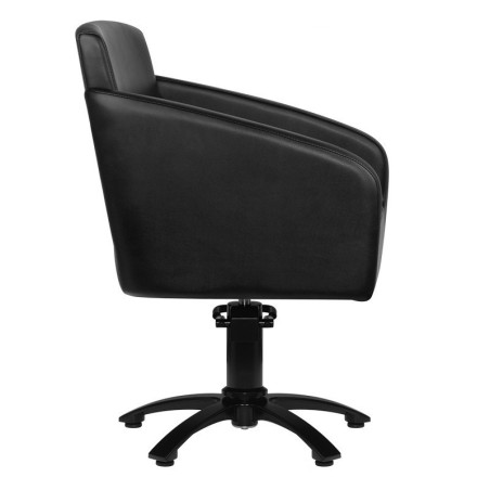 Fauteuil de coiffure gabbiano bergen noir 