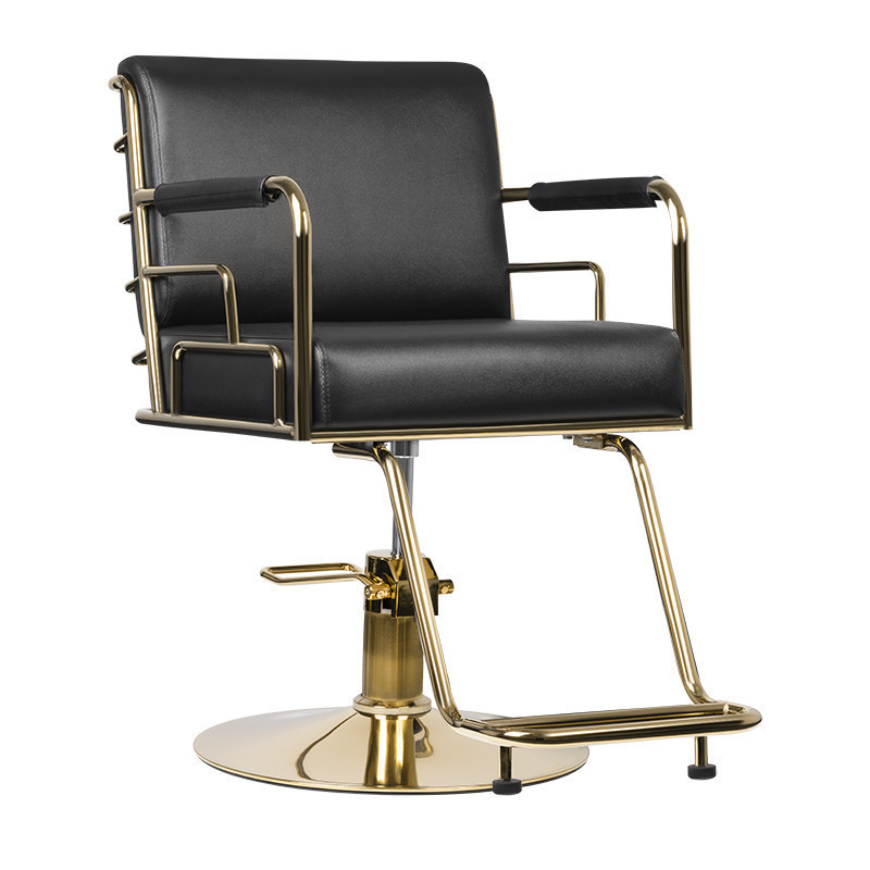 Fauteuil de coiffure prato or - noir 