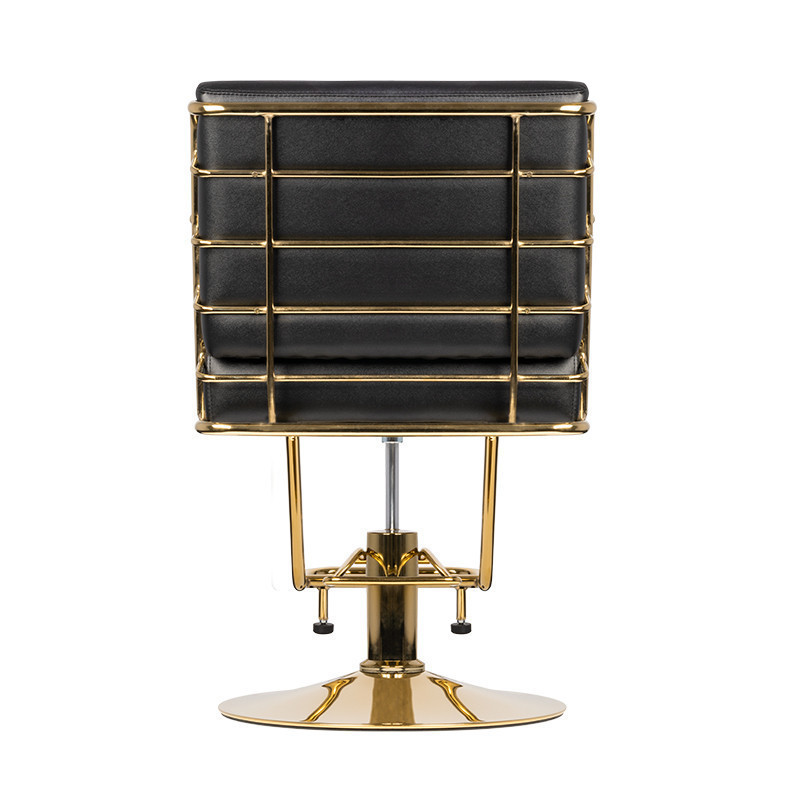 Fauteuil de coiffure prato or - noir 