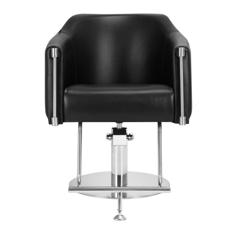 Fauteuil de coiffure noir gabbiano burgos 