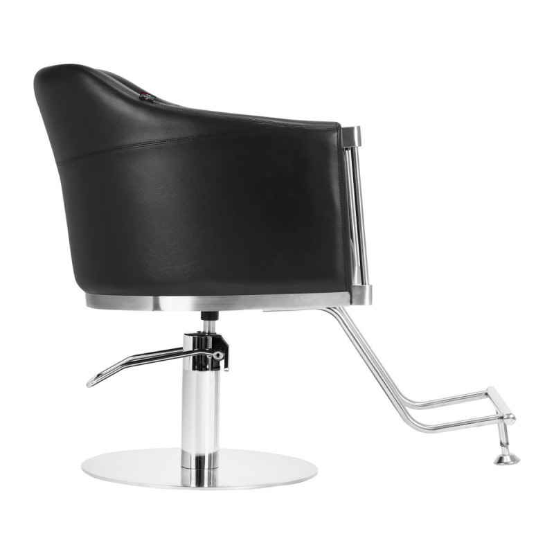 Fauteuil de coiffure noir gabbiano burgos 