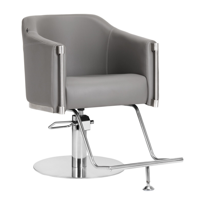Fauteuil de coiffure gris gabbiano burgos 