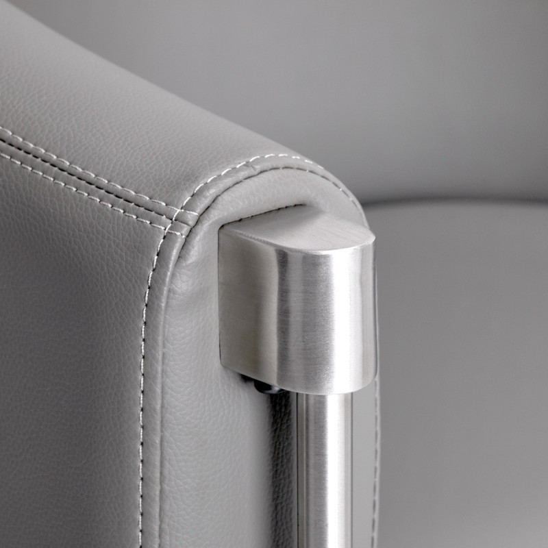 Fauteuil de coiffure gris gabbiano burgos 