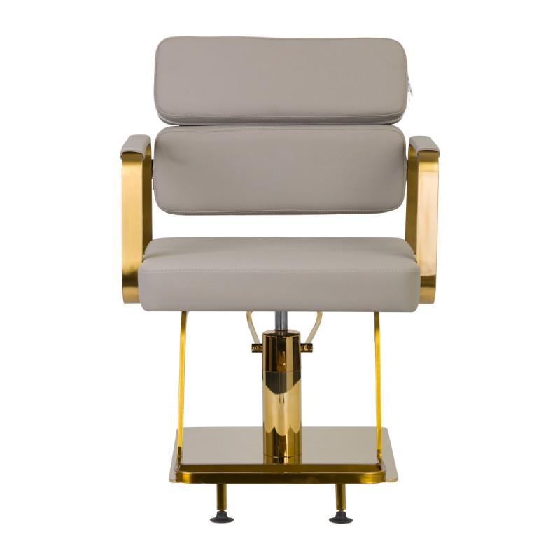 Chaise de coiffure porto gris or 