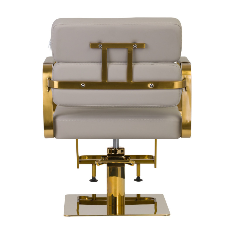 Chaise de coiffure porto gris or 