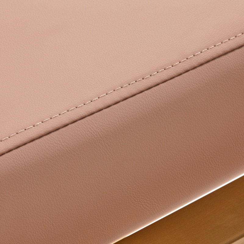 Chaise de coiffure gabbiano porto beige doré 