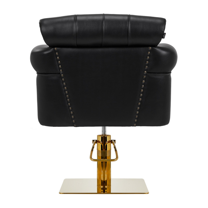 Chaise de coiffure gabbiano berlin, or, noir 