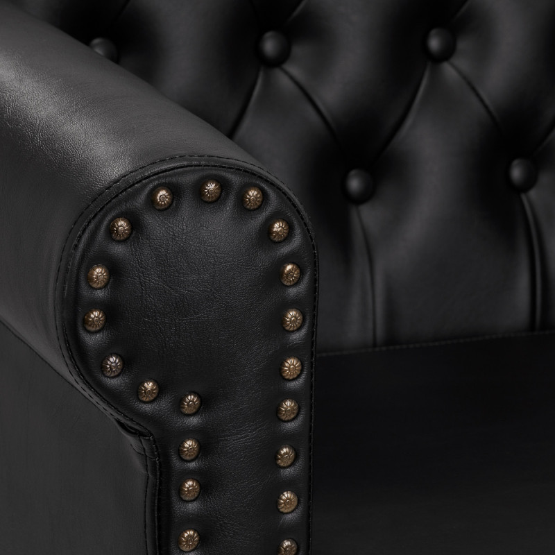 Chaise de coiffure gabbiano berlin, or, noir 