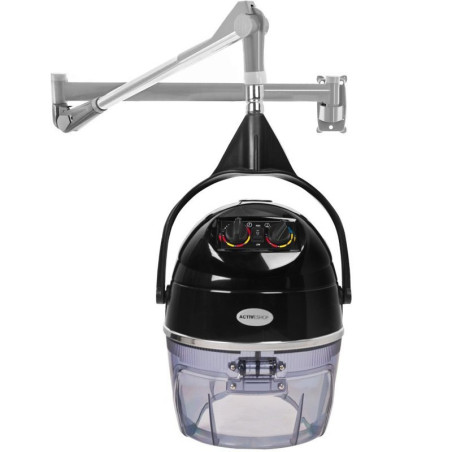 Casque sèche cheveux sur bras 2 vitesse noir  dii-301w 
