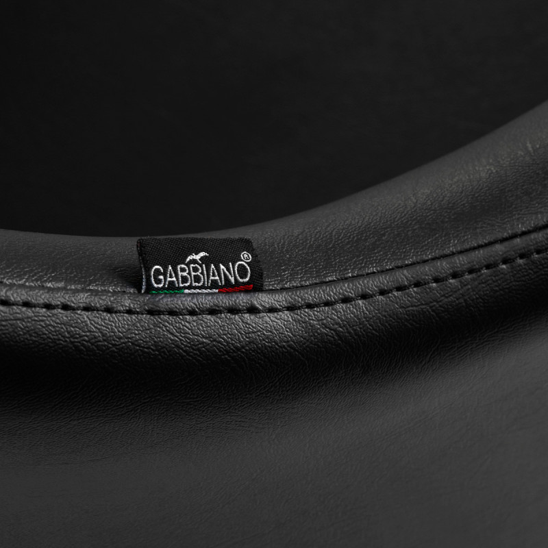 Chaise de coiffure gabbiano marbella or noir 